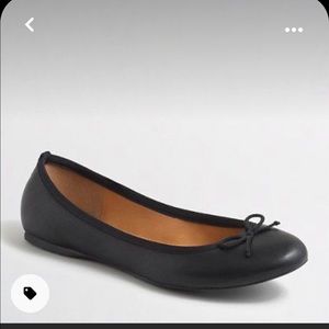 J Crew Black Ballet flats, 6.5